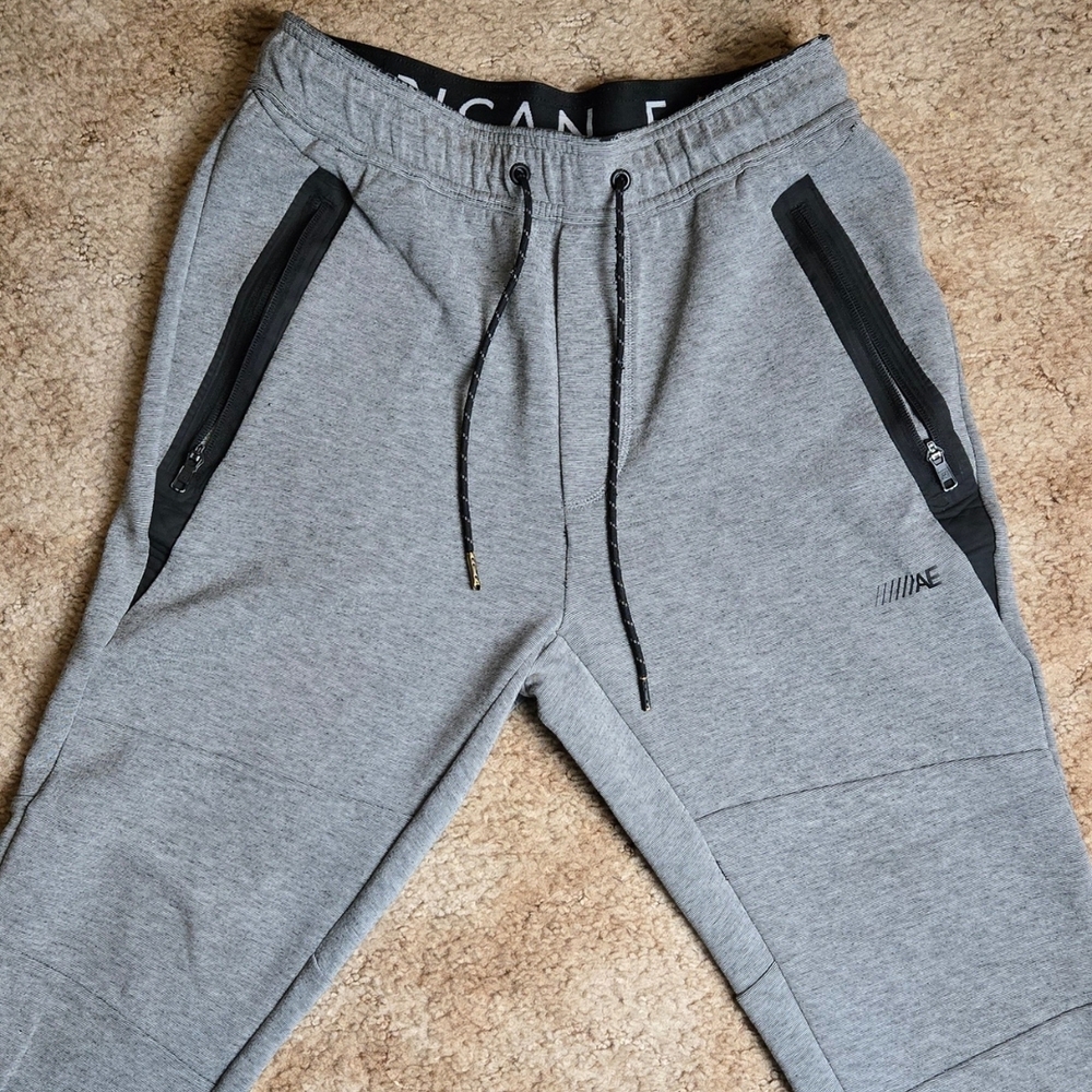 Gray Jogger Pants American Eagle